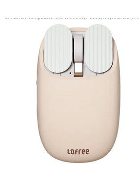 LOFREE Wavy Chips Dual-Mode Wireless Mouse with 5 Adjustable DPI Levels Compatib